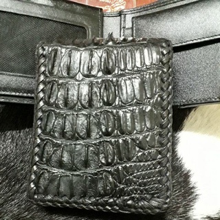 crocodile back strap wallet tx274กระเป๋าสตางค์สัตว์เเปลกจระเข้