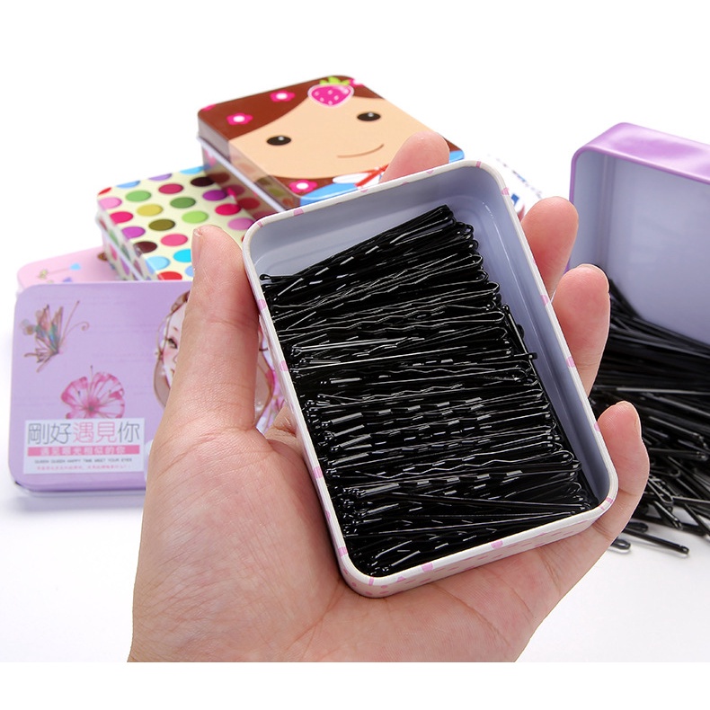 กิ้บดำหนีบผมพร้อมตลับ พร้อมส่งจากกทม - รูปที่ 3