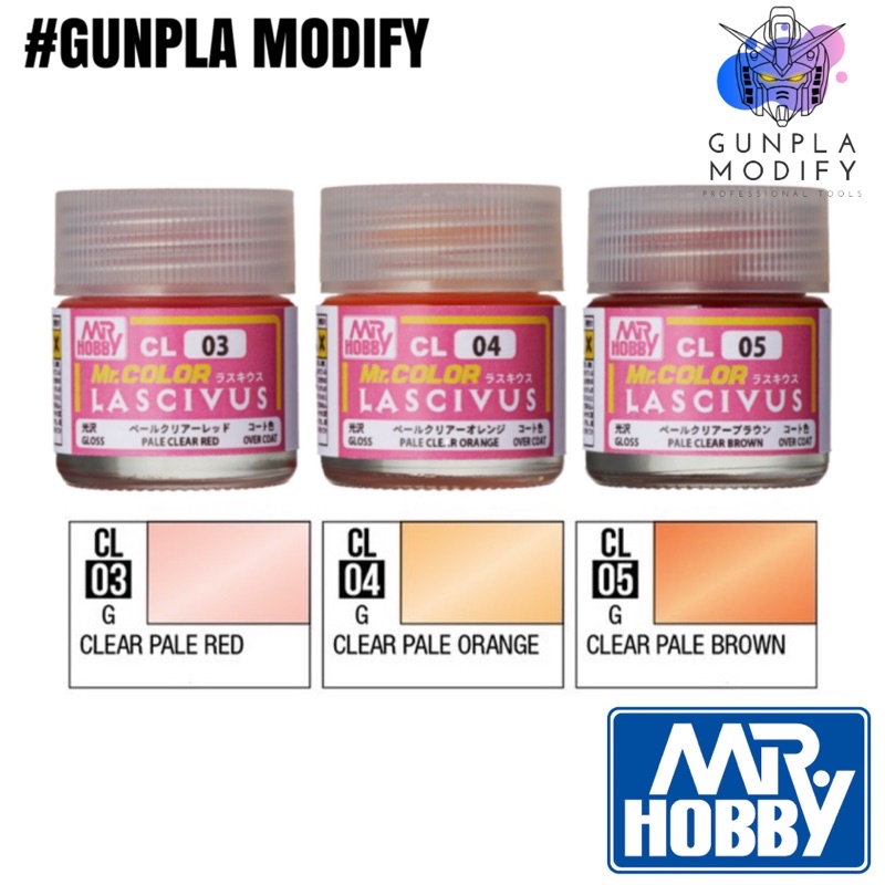 MR.COLOR LASCIVUS เฉดสีผิวอนิเมะ สูตรแลคเกอร์ สี Over Coat (ขั้นตอนที่ 2) ขนาด 10 ml