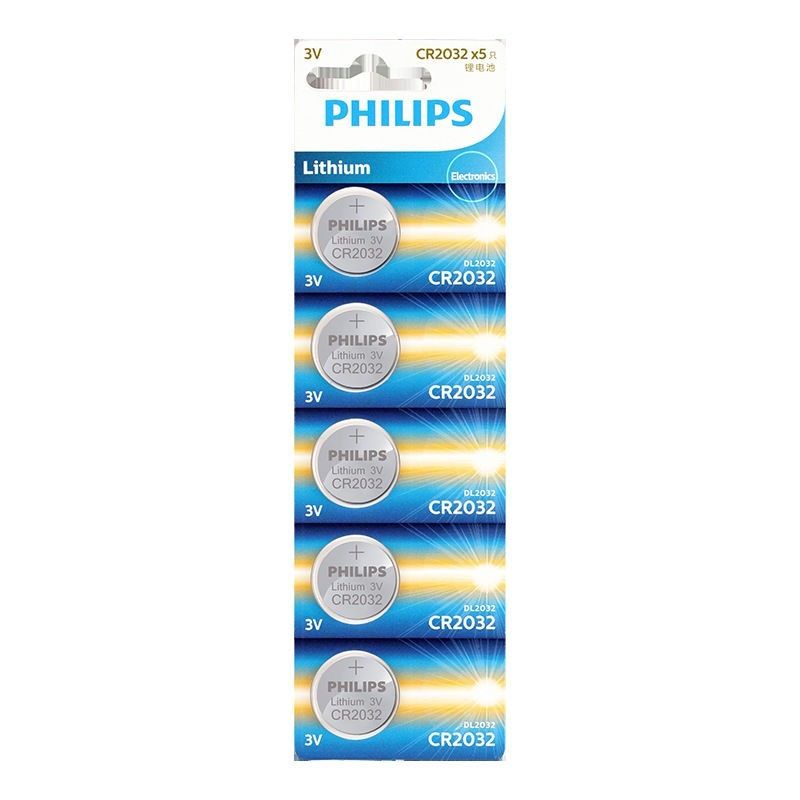 ถ่านรีโมท Philips CR2032 Lithium 3V ของใหม่ ของแท้