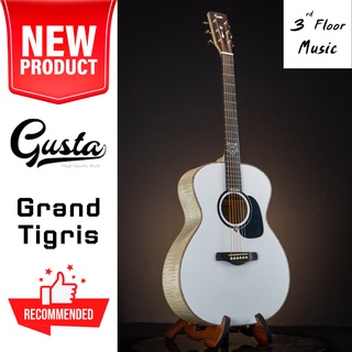 (มีของแถมพิเศษ) Gusta Grand Tigris กีต้าร์โปร่ง/โปร่งไฟฟ้า Acoustic Guitar 3rd Floor Music