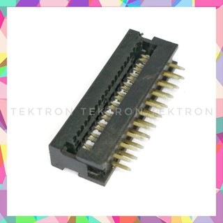 IDC 20pin, 2x10 สายแบนริบบิ้นเป็น PCB, ขั้วต่อ idc