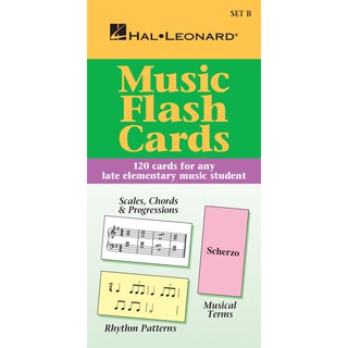 MUSIC FLASH CARDS – SET B Hal Leonard Student Piano Library (HL00296035)