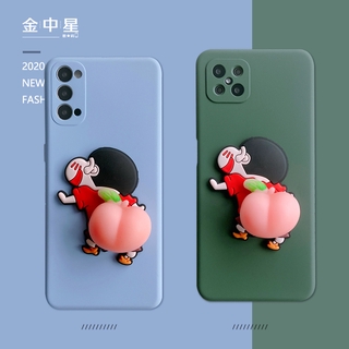 Cute Crayon Shin Chan peach Peach Stress Reliever Phone Case โทรศัพท์นุ่ม เคส xiaomi 10T PRO mi A1 A2 A3 8 lite 9 se 10 NOTE 10 LITE poco F2 PRO X3 NFC M3 back case