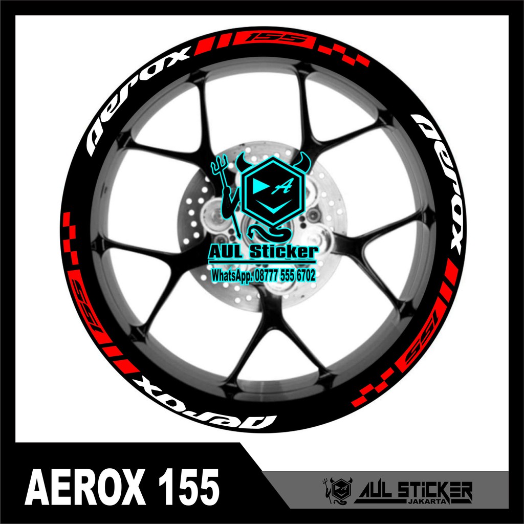 สติ๊กเกอร์เวลก์ (kc.033) AEROX 155 FRONT REAR (GET REAR & FRONT)
