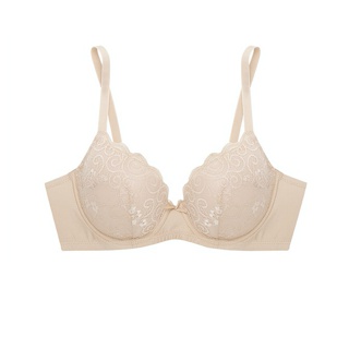 Sabina เสื้อชั้นใน (มีโครง) รุ่น Habpy lady รหัส SBXWN1000CD สีเนื้อเข้ม