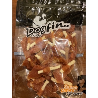 Dog fin ไก่เสียบหนังแท่งสั้น 350กรัม (DC07)