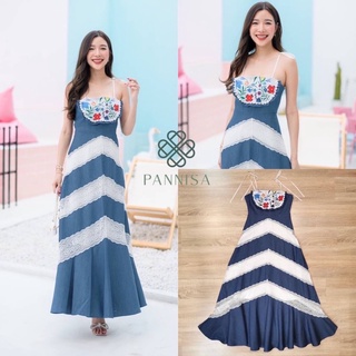 Maxi dress สายเดี่ยว ป้าย PANNISA