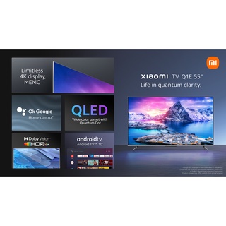  XIAOFTV55 ลด400Xiaomi TV Q1E 55 Android TV สมาร์ททีวี คมชัดระดับ 4K QLEDประกันศูนย์ไทย 3 ปี img 3