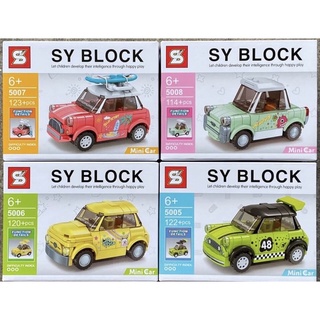 ชุดตัวต่อ SY BLOCK no5005-5008 ชด Mini Car 4 แบบ uk/mw uw/t