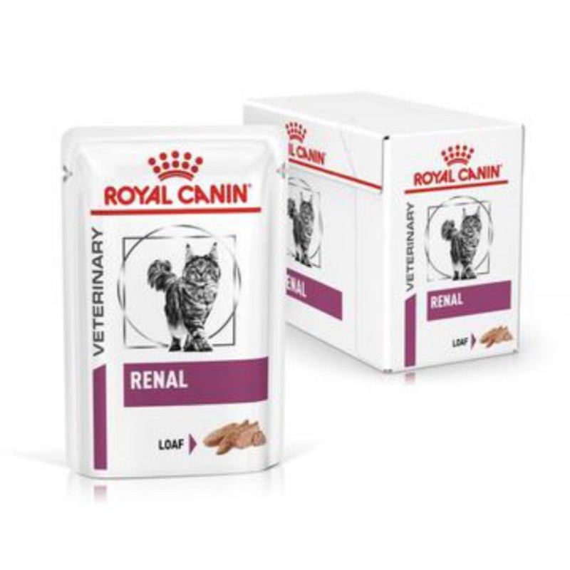 Royal canin Renal loaf เนื้อละเอียด 85g. แมวโรคไต
