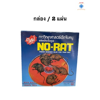 กาววิทยาศาสตร์ดักจับหนู ชนิดสำเร็จรูป NO-RAT กาวดักหนู กำจัดหนู กาวติดหนู