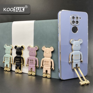 Cool Bear Telescopic Stand Plating Gold Mobile Phone Holder Universal Cellphone Case