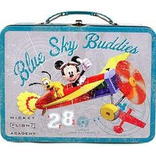 Mickey Bluesky กล่องเหล็กดิสนีย์ กระเป๋าถือใส่ของเล่น