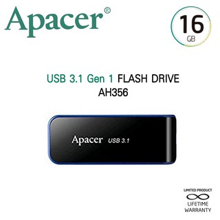 Apacer AH356 USB3.1 แฟลชไดร์ฟ 16GB (Apacer AP16GAH356B-1)