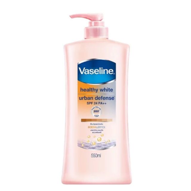 Vaseline Healthy White Lightening Lotion 550ml. วาสลีน เฮลธี้ไวท์ ยูวี