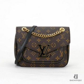 LOUIS VUITTON PASSY 23 BROWN MONOGRAM CANVAS GHW