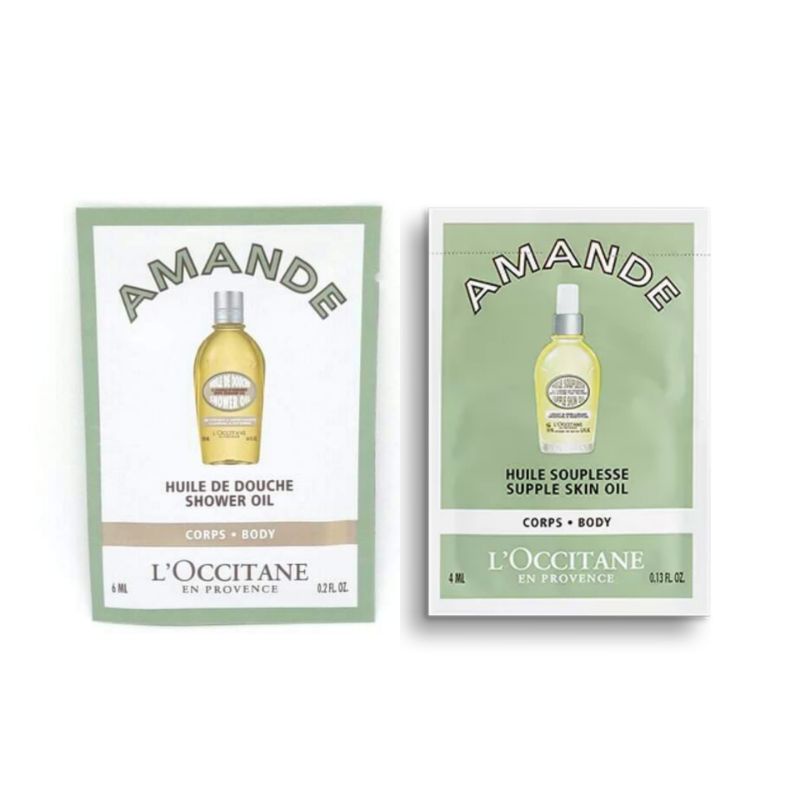 พร้อมส่ง L'occitane Amande Almond Shower and Supple Skin oil Shopee