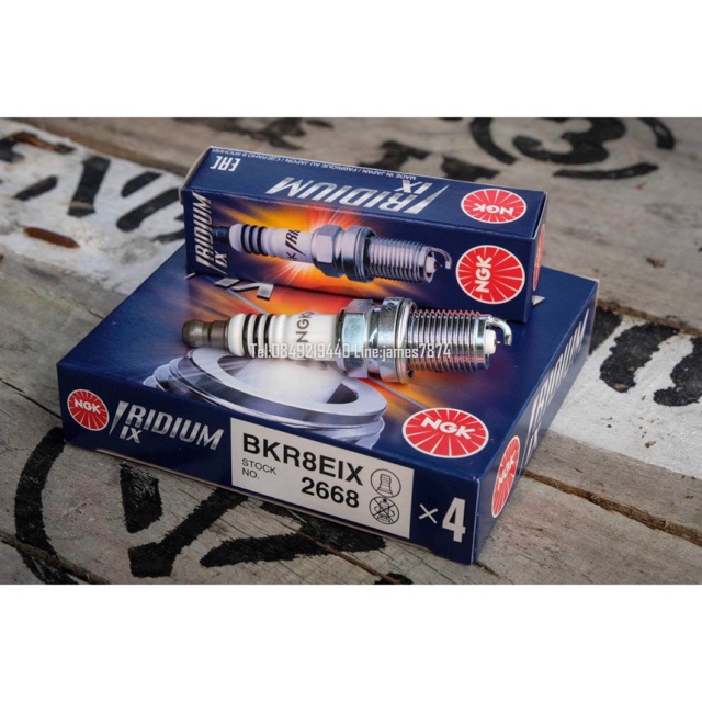 NGK Iridium ix เบอร์8 รหัส BKR8EIX