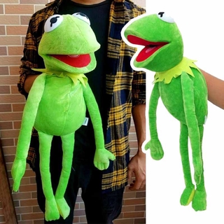 หมอนตุ๊กตานุ่ม รูปการ์ตูนกบ Kermit the Frog ขนาด 60 ซม. ของเล่นสําหรับเด็ก