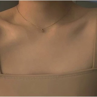 สร้อยสเตนเลส HER OBJECTIVE_TINY INITIAL NECKLACE
