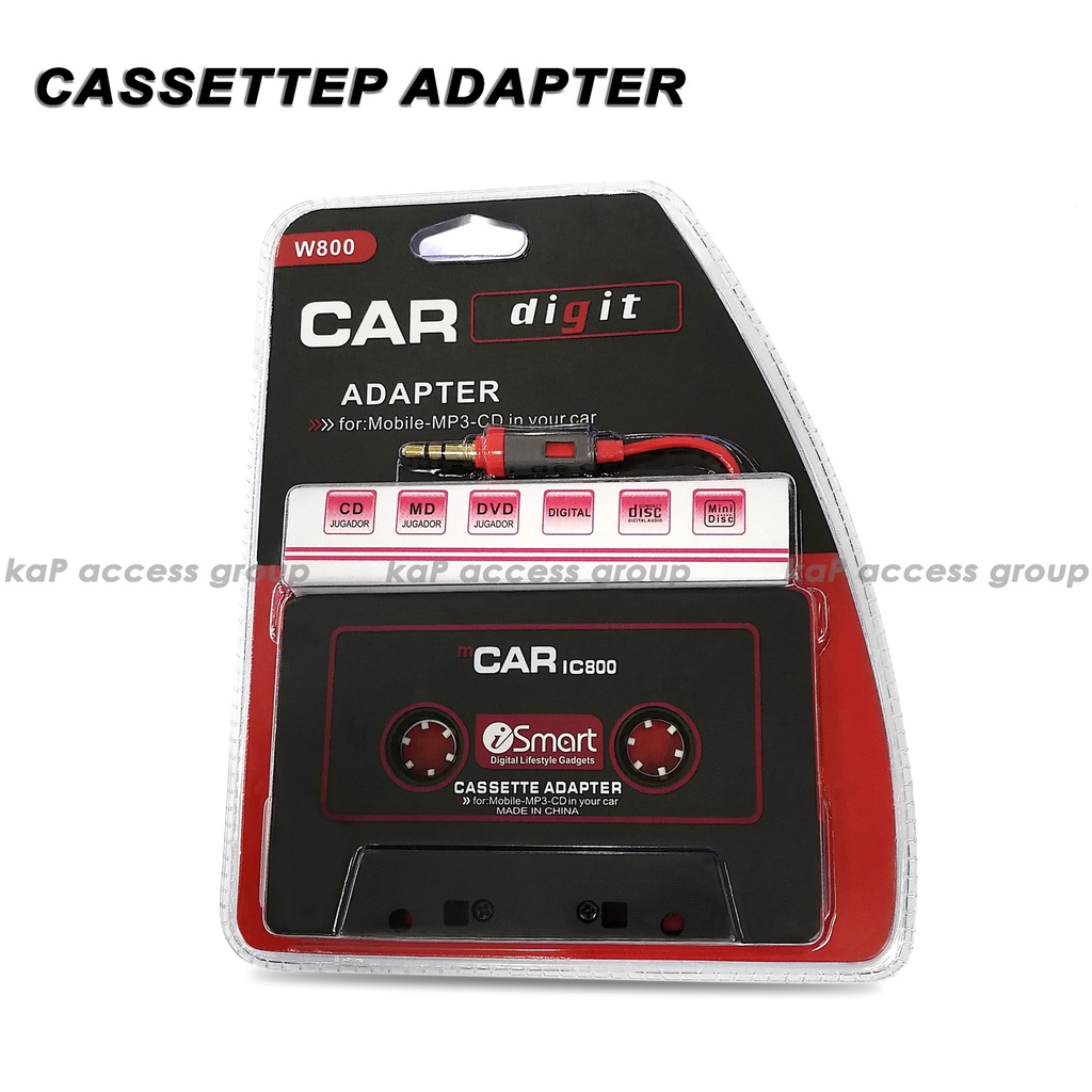 เทปใบ้ 3.5mm Jack Plug Car Cassette Tape Adapter Cassette Mp3 Player Converter 3.7 14 Ratings 39