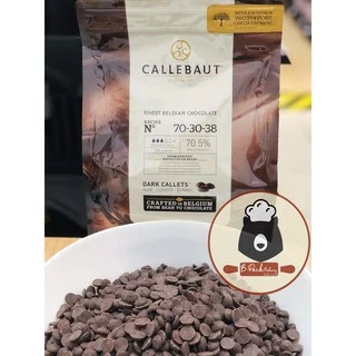 (CLB 70.5% 2.5Kg)แคลเลอร์บาว ช็อคโกแลต กูแวร์ตูร์ 70.5% 2.5kg Callebaut Dark Chocolate Couverture 70.5% 2.5kg
