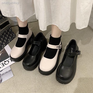 Lolita shoes✉Lolita รองเท้าหนังขนาดเล็กผู้หญิง 2020 ฤดูใบไม้ผลิ Mary Jane รองเท้าผู้หญิงรองเท้าส้นสูงญี่ปุ่น JK ย้อนยุค