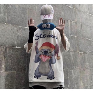 เสื้อยืดโอเวอร์ไซส์ ลาย Stitch