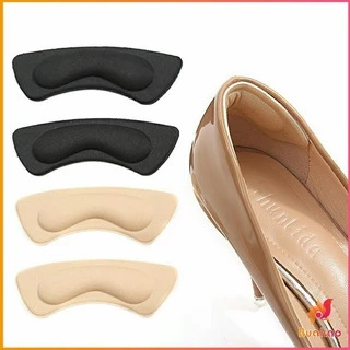 BUAKAO แผ่นกันกัด แผ่นกันรองเท้ากัด เนื้อนิ่ม ช่วยแก้รองเท้าหลวม 1 แพค ต่อ คู่ Sponge heel pad