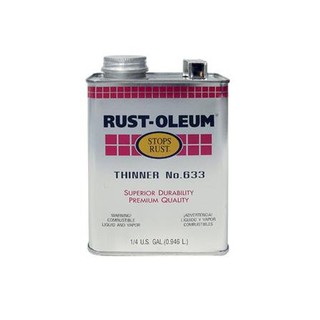 ทินเนอร์ RUST-OLEUM #633 1/4GL มีประสิทธิภาพด้านการยึดเกาะ