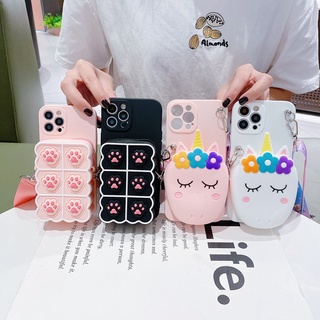 NEW Casing Huawei Nova5T Nova7i Nova7se Nova3i Nova4 Nova2plus Nova2 lite Novaplus Nova2i Nova5i Nova5 Nova8 Nova7 Nova6 Pro Cute Cat Unicorn Decompression Press Toy POP it Soft Phone Cover Case