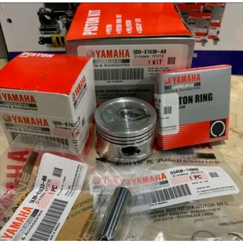 ชุดลูกสูบชุด oversize ขนาด 0.50 Yamaha Vega R - Vega ZR Jupiter Z1 Original 5D9-E1630-B0 - TOPSemara