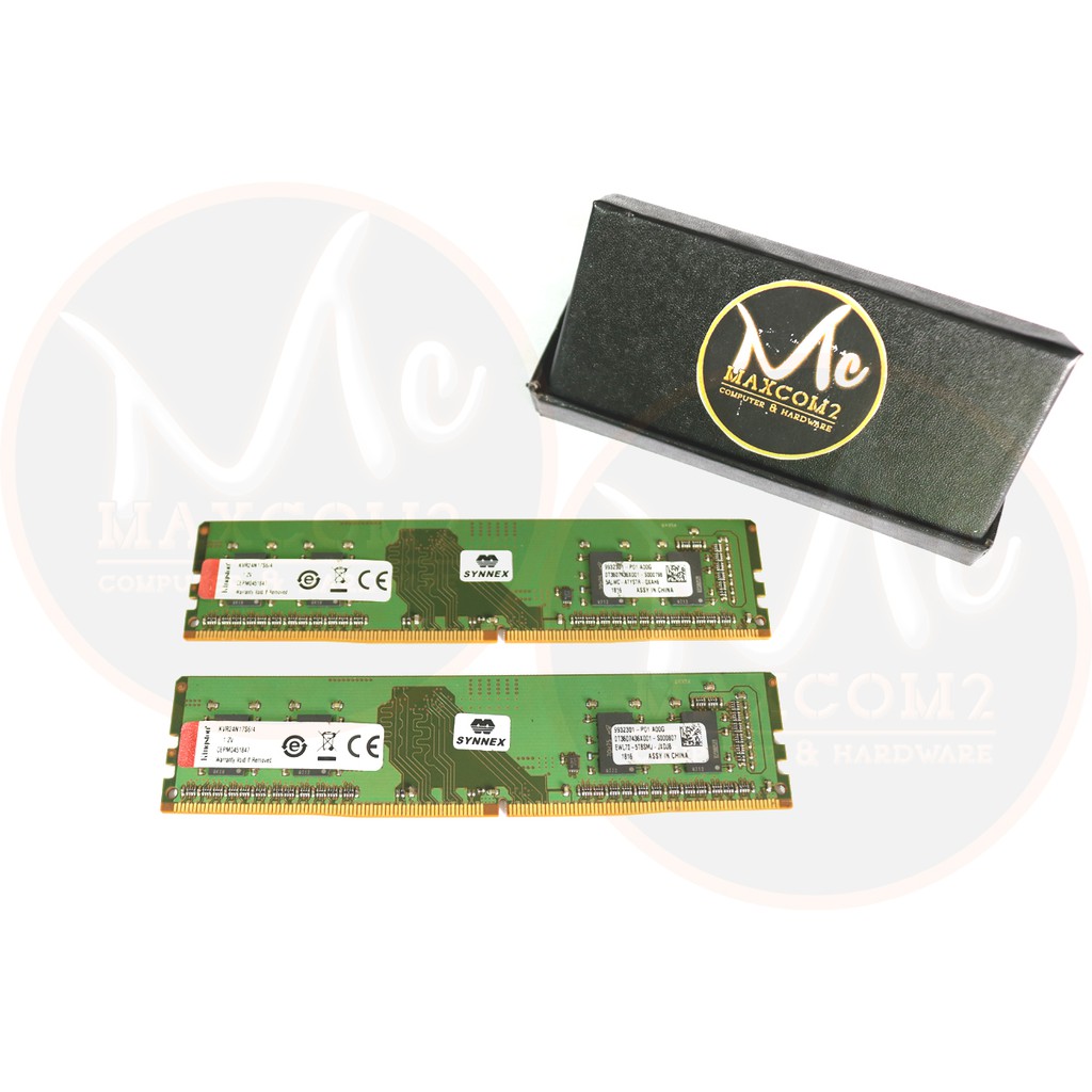 RAM KINGSTON DDR4 4GB 4*1 BUS2400 ( แรม ) สินค้ามือสอง มีประกันตลอดการใช้งาน MAXCOM