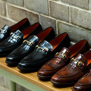 [SA018] Shoesshi รองเท้าหนังแท้ Horsebit Loafer รองเท้าผู้ชา…