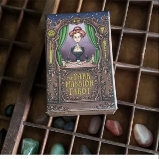 ไพ่ยิปซี/ไพ่แท้/ไพ่ออราเคิล/ The dark Mansion Tarot regular edition(ไพ่แท้100%) ขอบดำพร้อมส่ง