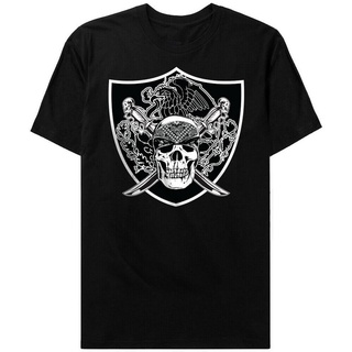 เสื้อยืด พิมพ์ลายธงเม็กซิกัน Aztec Skull Lowrider Chicano Cholo Art สําหรับผู้ชาย