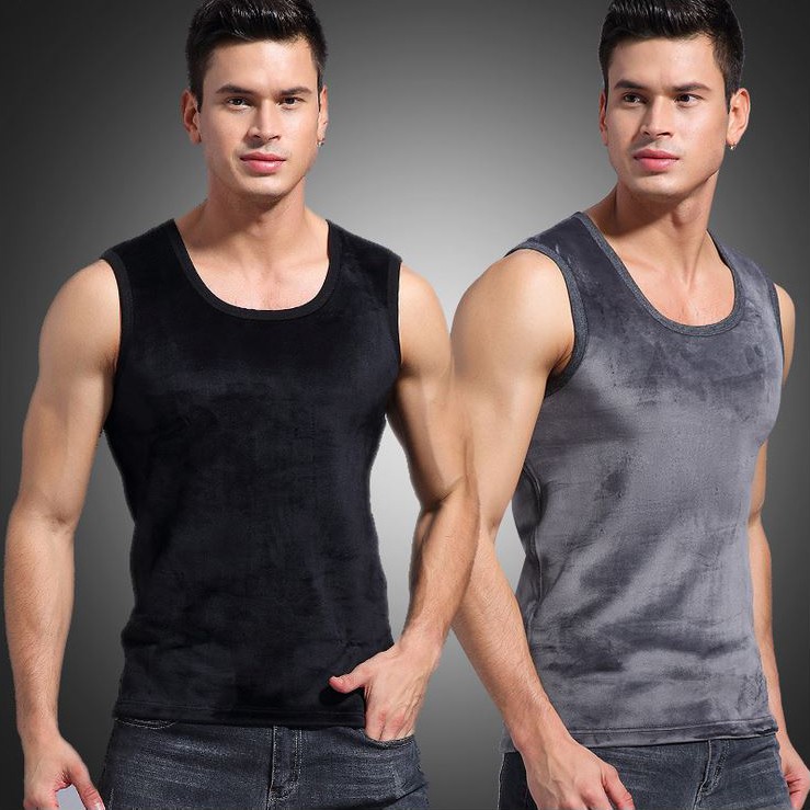 TANK TOP เสื้อแขนกุดซับขนอบอุ่นพิเศษ (10291MM) #1