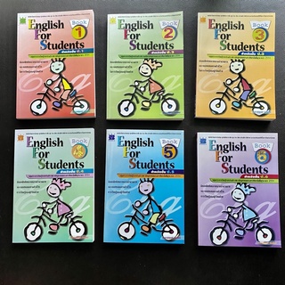 หนังสือ English for Students สำหรับ ป.1 ป.2 ป.3 ป.4 ป.5 ป.6 หนังสือเรียนภาษาอังกฤษ มุ่งเน้นทักษะการฟัง พูด อ่าน เขียน