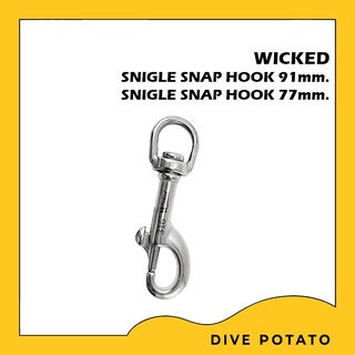 Single Snap Hook 107mm &amp; 91mm &amp; 77mm (Wicked)