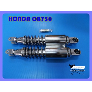 HONDA CB750 "CHROME" REAR SHOCK SET (315 mm.)  // โช๊คคู่หลัง โช๊คหลัง โช๊คอัพ สีชุบ ชุบโครเมี่ยม สินค้าคุณภาพดี