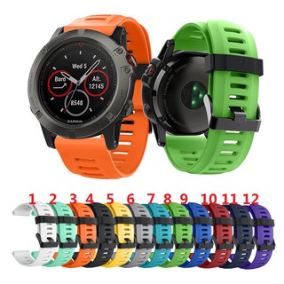 26mm silicone watch band straps for Garmin Fenix 5X /5XPlus/3/3HR