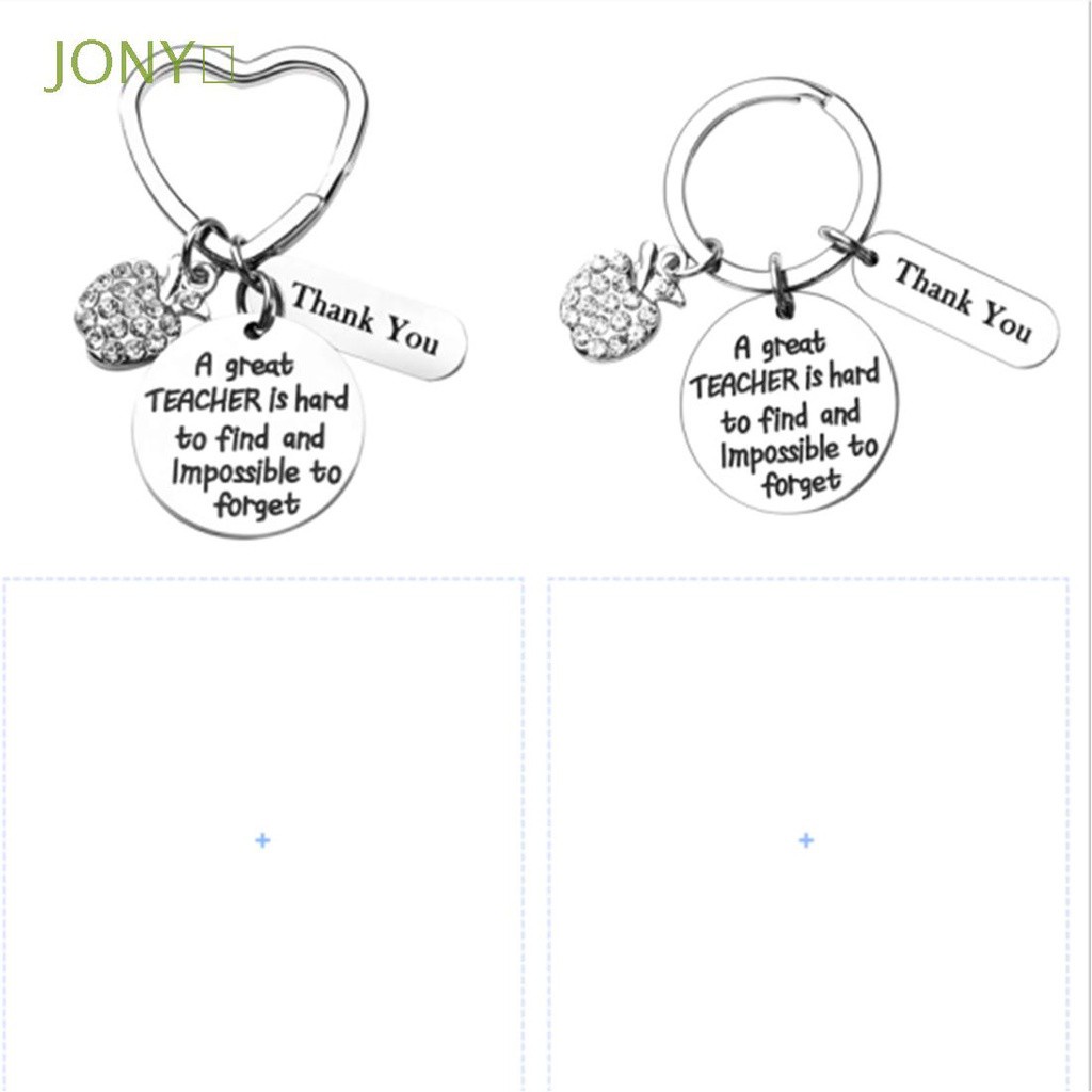 JONY Gift Teacher Gifts Keychain Accessories Appreciation Keychain 