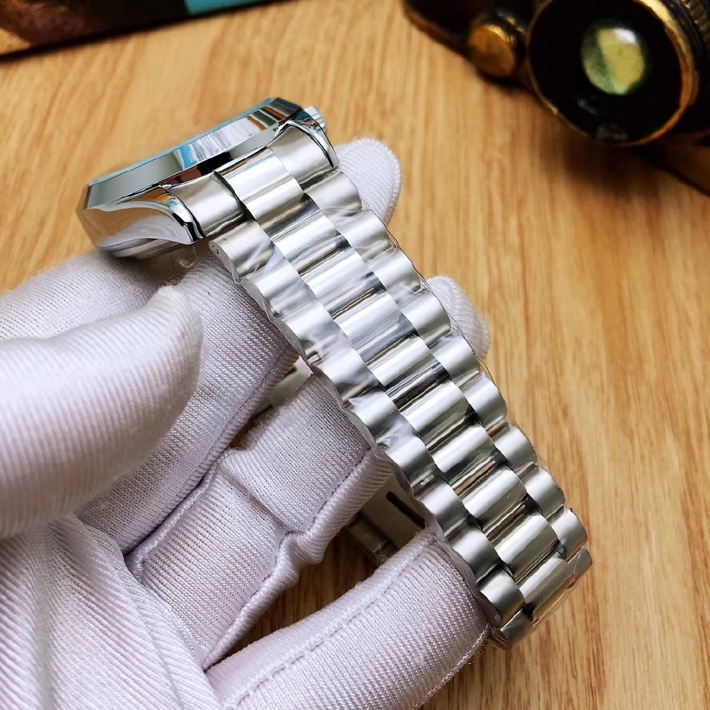 Rolex นาฬิกาข้อมืออัตโนมัติ สายแซฟไฟร์ สเตนเลส หรูหรา แฟชั่นเรียบง่าย สไตล์นักธุรกิจ สําหรับผู้ชาย 2023