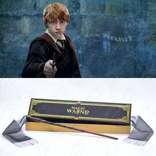 🔥พร้อมส่ง 🔥 ไม้กายสิทธิ์ รอน วีสลีย์ แฮร์รี่พอตเตอร์ - Metal Core Wand Harry Potter