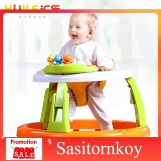 sasitornkoy รถหัดเดินราคาถูก รถหัดเดินเด็กอ่อน Huile Toys 3 in 1 Baby Walker รถหัดเดิน รถหัดเดินวงกลม