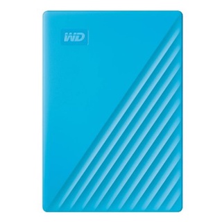 WD Western Digital เวสเทิร์น ดิจิตอล My Passport อุปกรณ์เก็บสำรองข้อมูล เอ็กซ์เทอร์นัลฮาร์ดดิสก์ 2TB ฟ้า