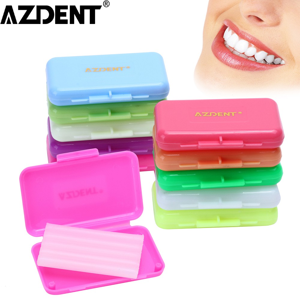 1BOX Fruit Scent Ortho Wax Oral หลายรสชาติ Mint AZDENT