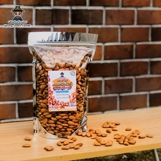 อัลมอนด์เม็ด อบ พร้อมทาน รสธรรมชาติ ไม่น้ำมัน ไม่เกลือ 1 kg. (Roasted Almonds)