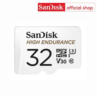 แหล่งขายและราคาSanDisk High Endurance microSD 32GB (SDSQQNR-032G-GN6IA) สำหรับกล้องวงจรปิด ความเร็วสูงสุดอ่าน 100 MB/s เขียน 40 MB/sอาจถูกใจคุณ